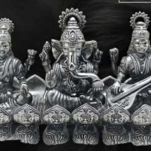 Trimurti (Laxmi, Ganesh, Saraswati)| Silver | Multiple Size
